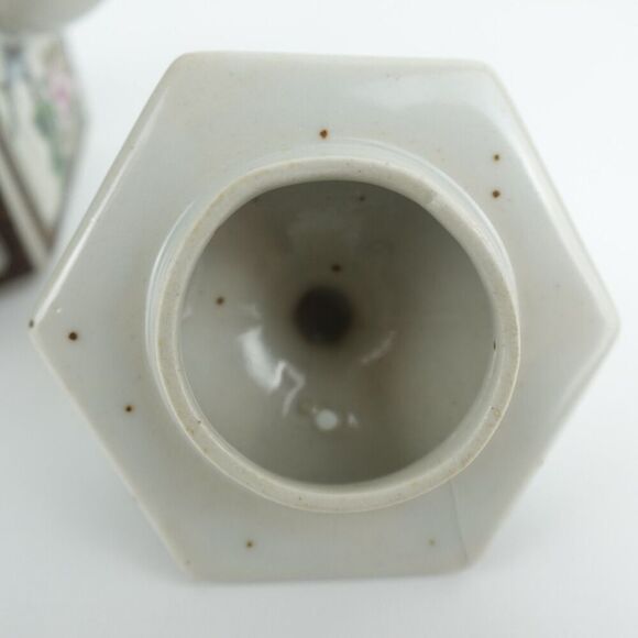 Andrea by Sadek Japanese Octagon Teapot with Florals & Birds Vintage - Picture 13 of 15